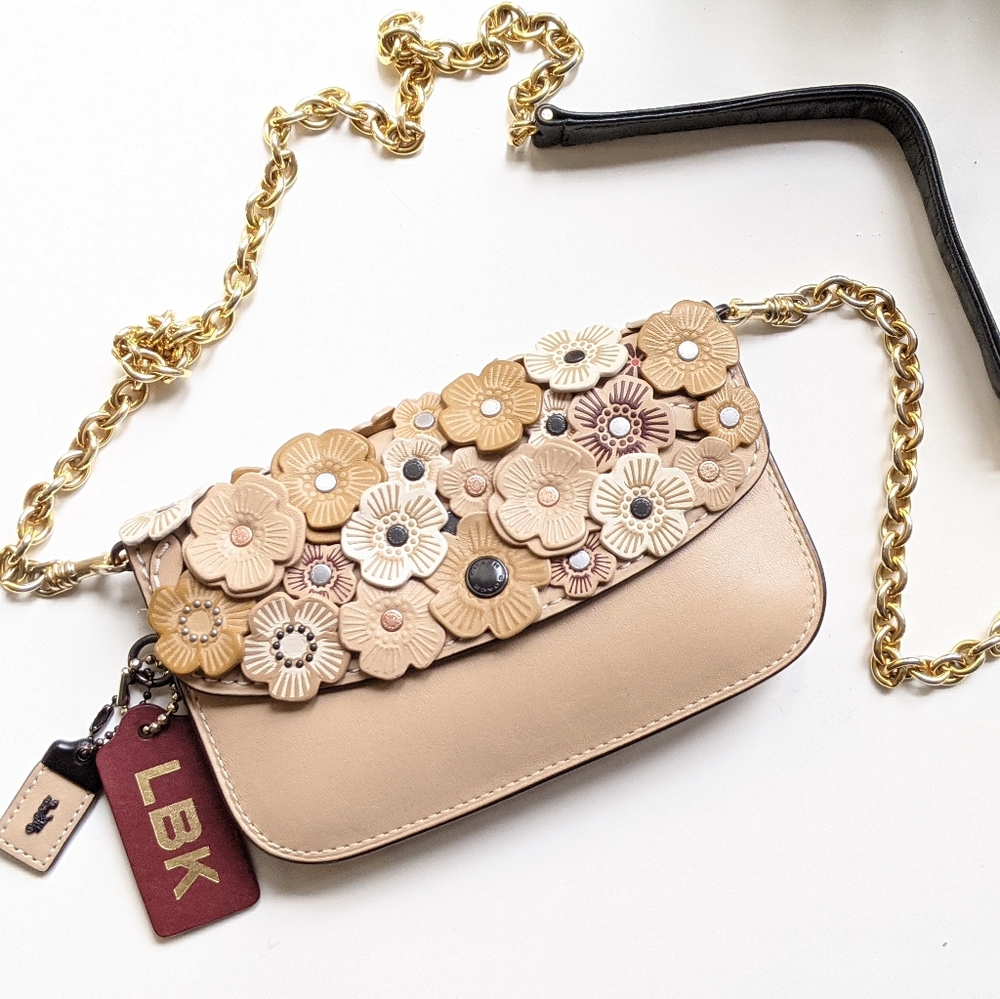 Coach 1941 tearose clutch, beachwood